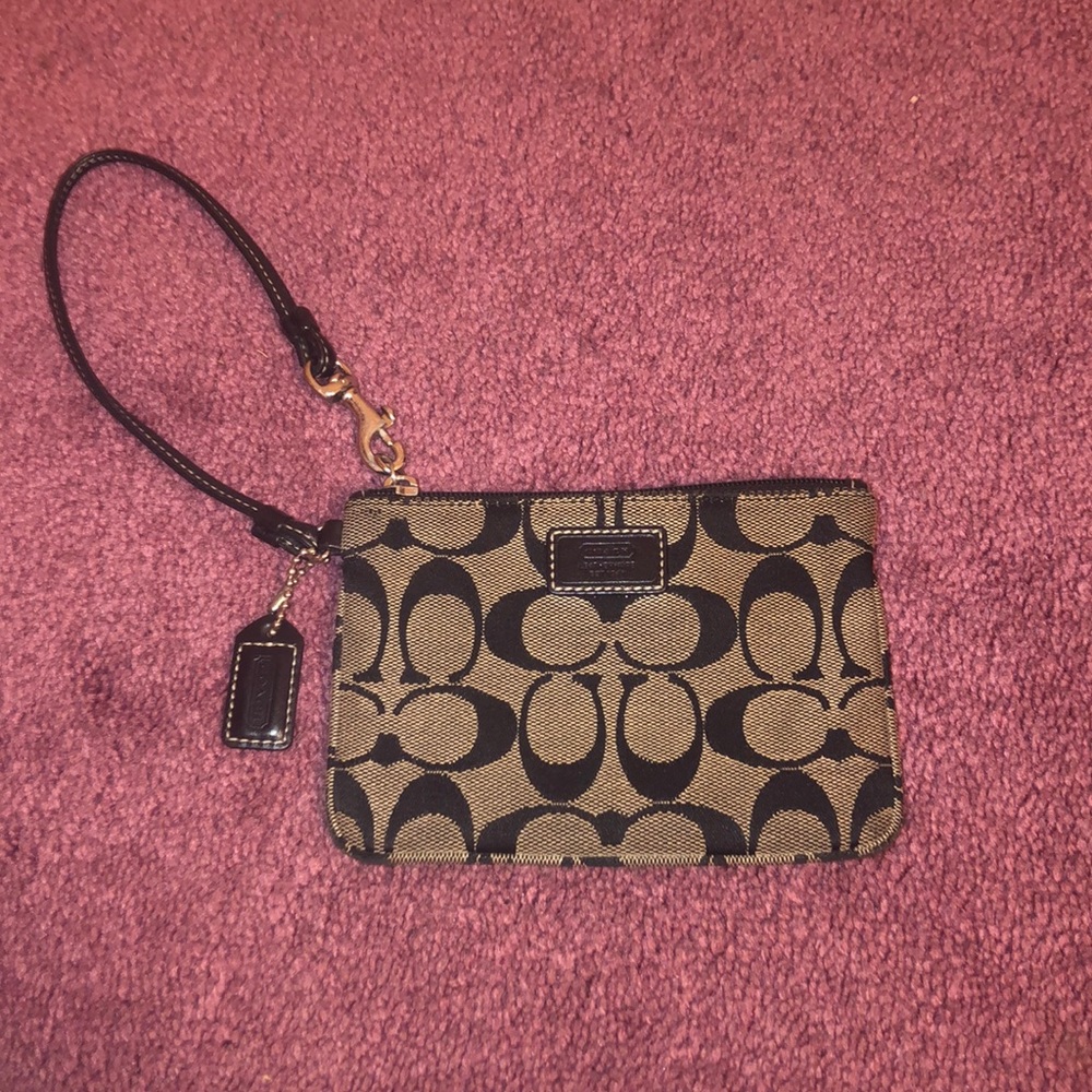 Authentic coach wristlet